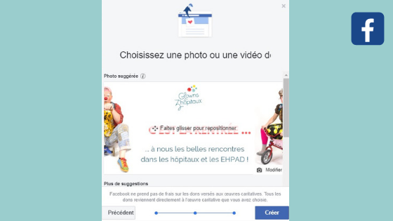 Comment créer une page de collecte sur Facebook ?