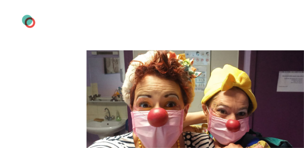 Duo de clowns à l'hôpital