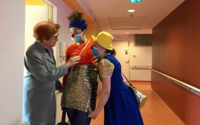 La presse parle des visites des clowns en EHPAD