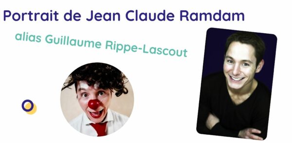 Portrait du clown Jean Claude Ramdam