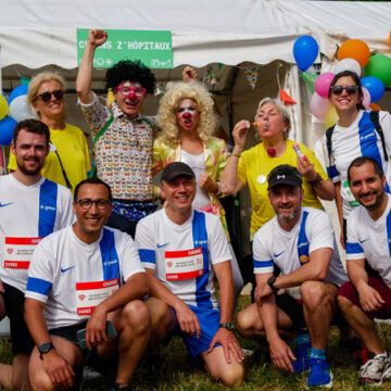 Clowns Z'hôpitaux à la Course des héros