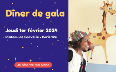 Le premier dîner de gala de Clowns Z’hôpitaux