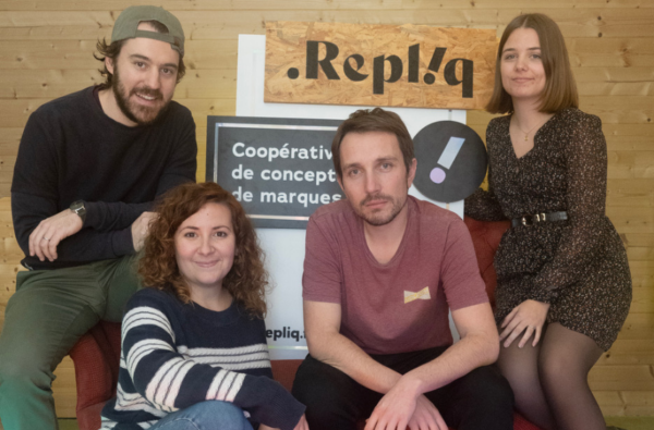 L'équipe de l'agence Repliq