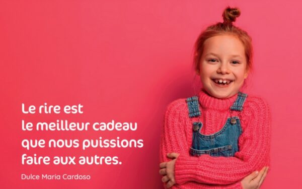 Rire d'enfant et citation