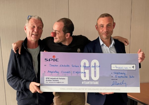 Spie soutient Clowns Z'hôpitaux lors d'une challenge interne