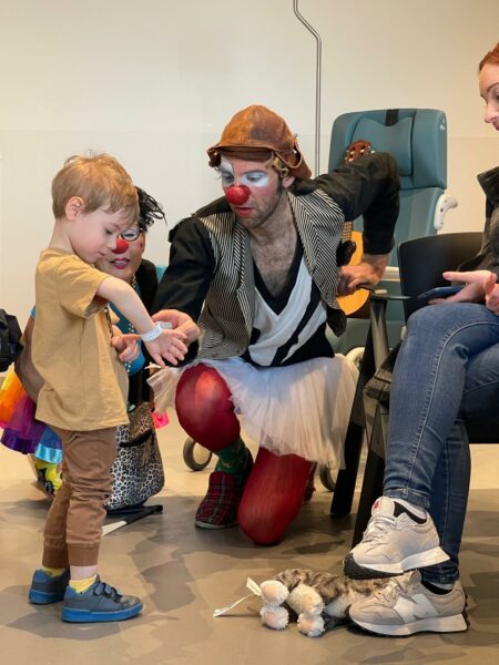 Clown avec enfant