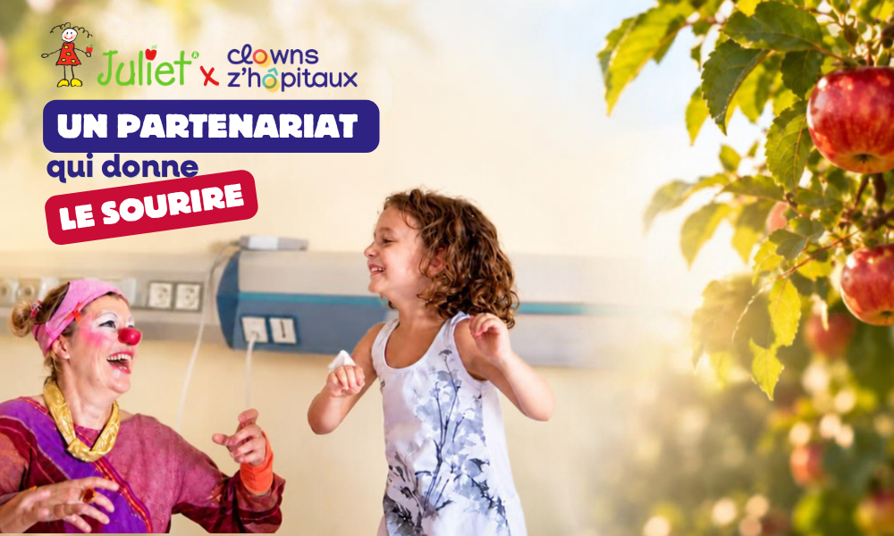 Protégé : La pomme Juliet & Clowns Z’hôpitaux : un partenariat qui donne le sourire !